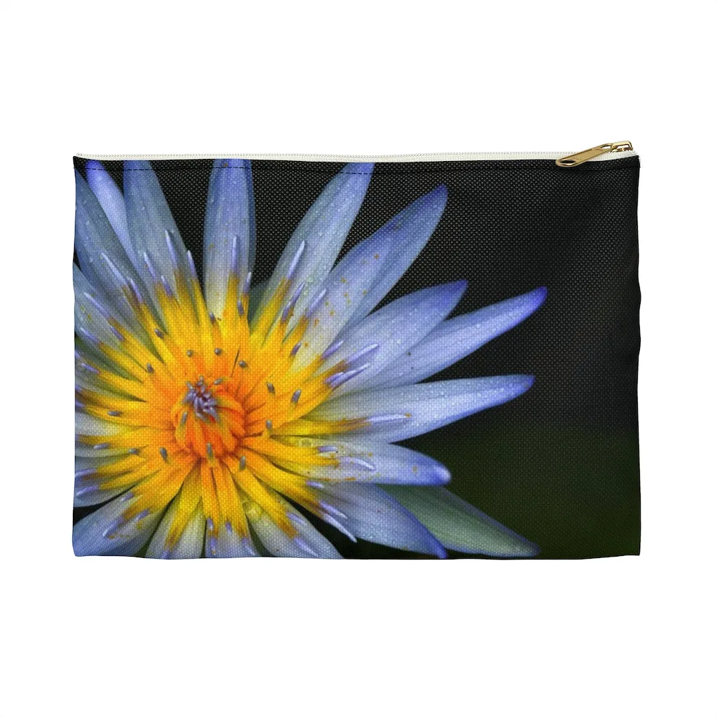 Electric Waterlily Zippered Accessory Pouch (FWS)