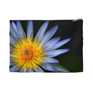Electric Waterlily Zippered Accessory Pouch (FWS)