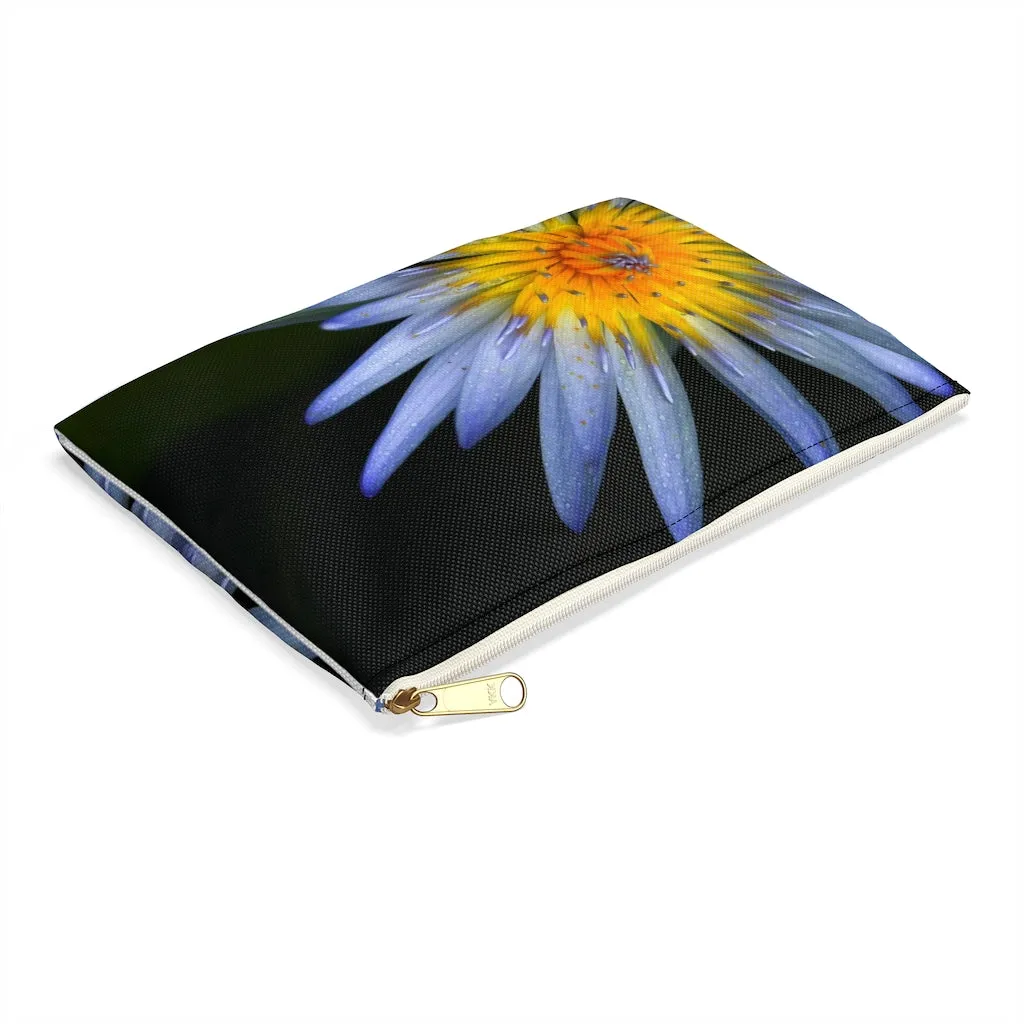 Electric Waterlily Zippered Accessory Pouch (FWS)