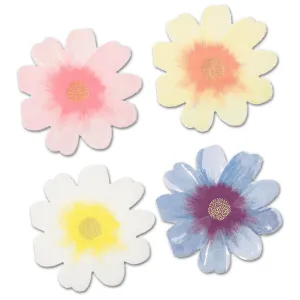 Flower Garden Die-Cut Shaped Paper Napkins