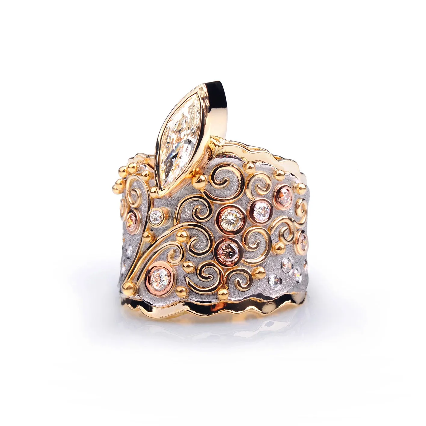 Fountain Diamond Ring by Margisa