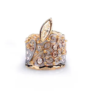 Fountain Diamond Ring by Margisa