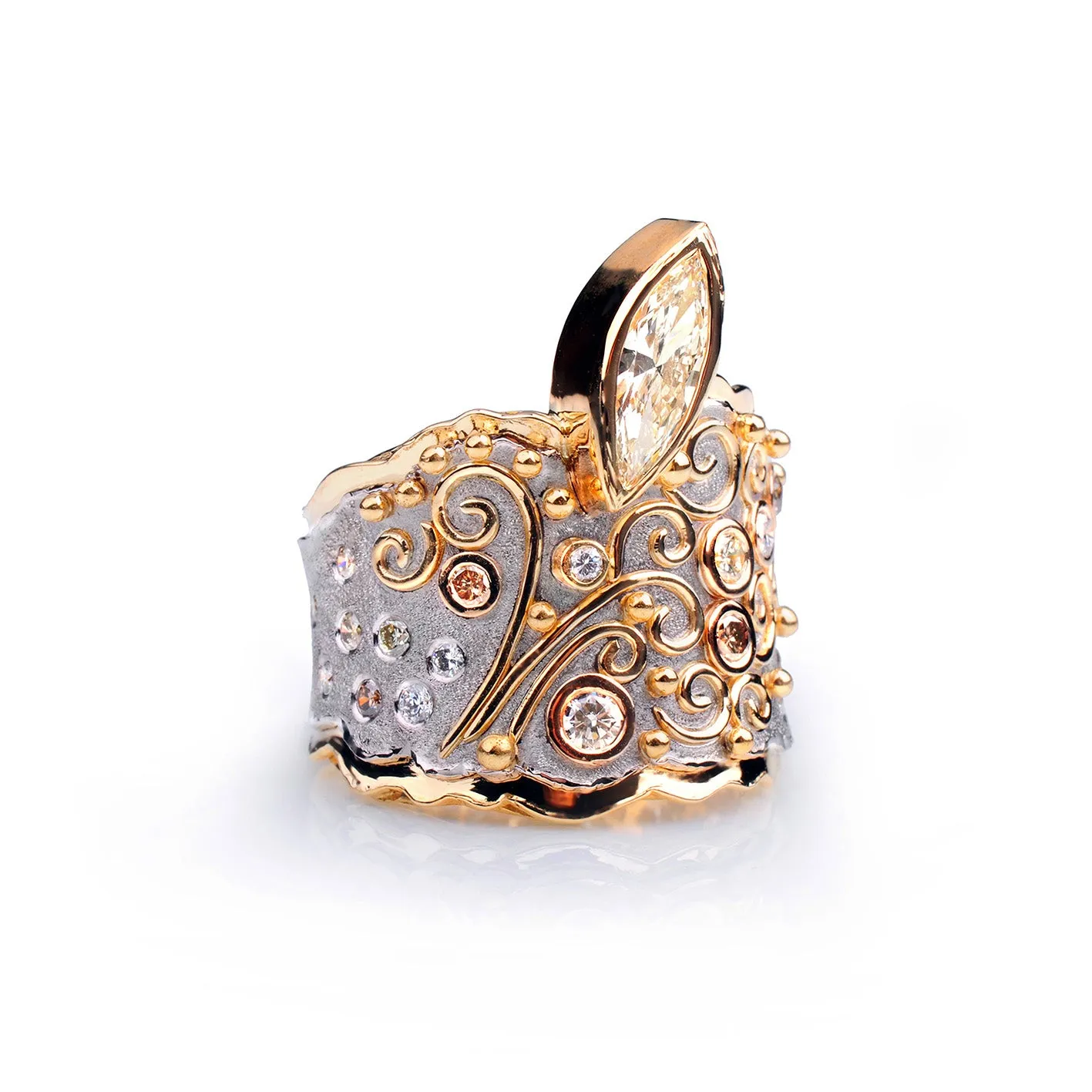 Fountain Diamond Ring by Margisa