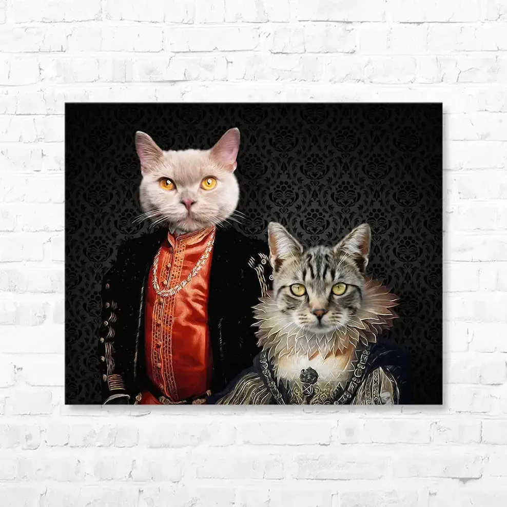FRILLS AND SPILLS - CUSTOM PET PORTRAIT CANVAS
