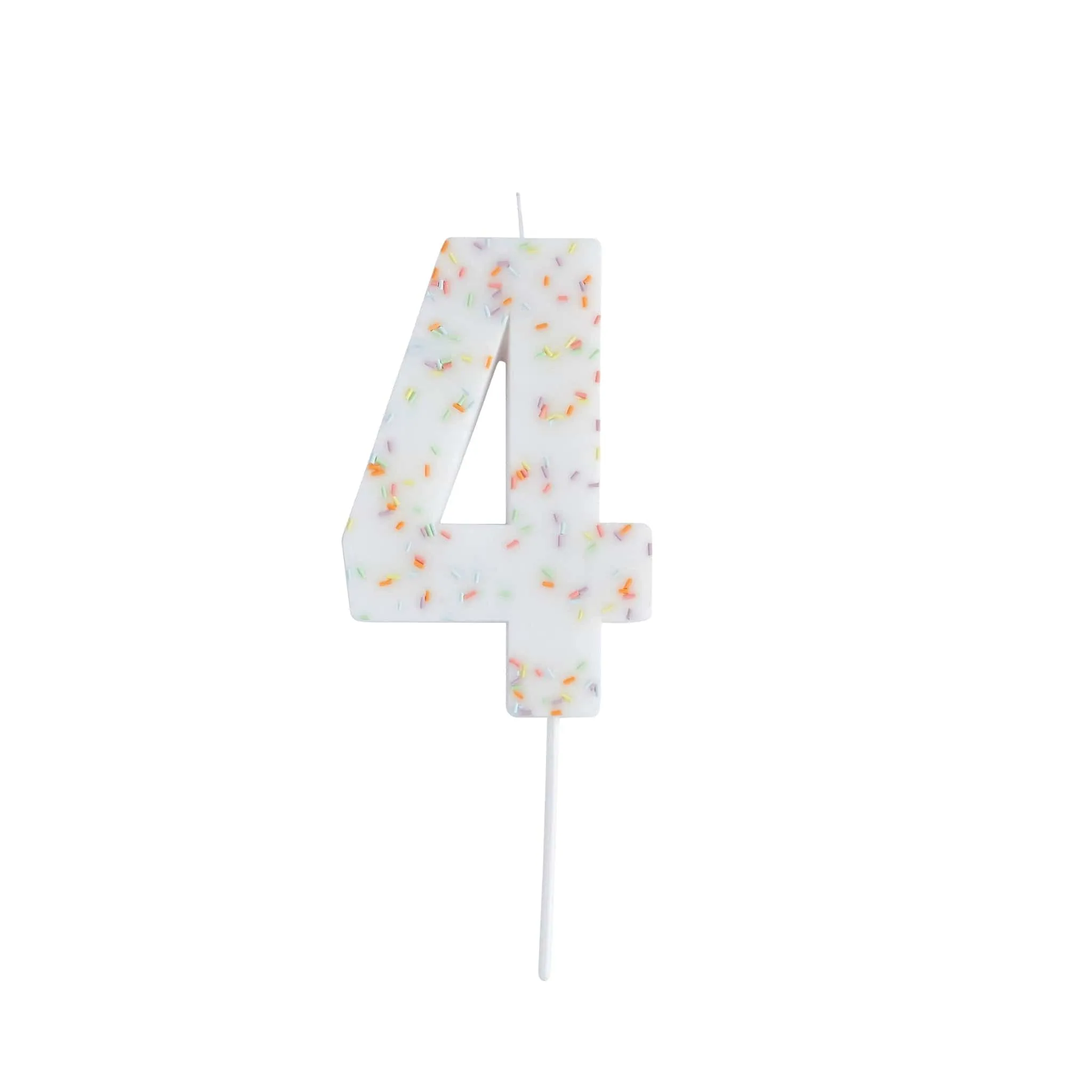Giant Sprinkle Candle Number 4