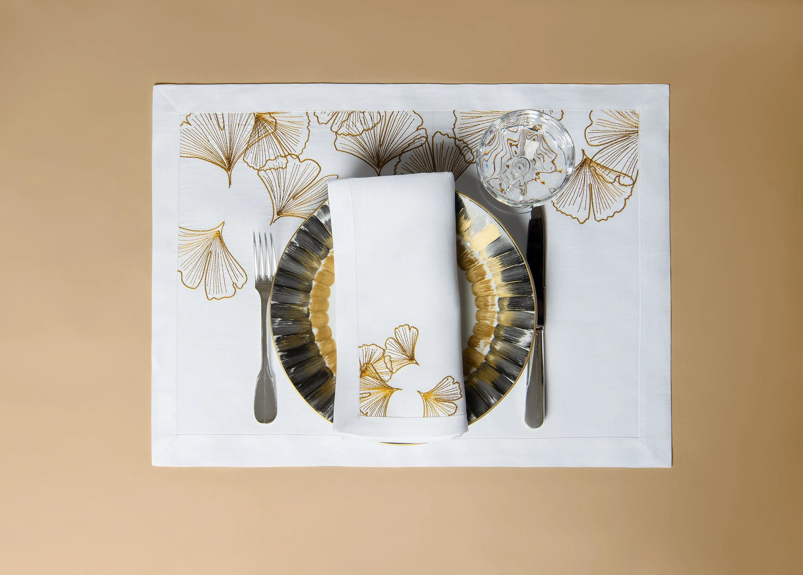 Gingo Placemat and Napkin Set