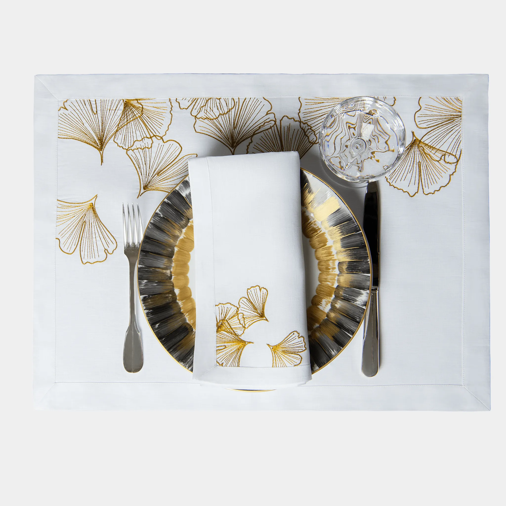 Gingo Placemat and Napkin Set