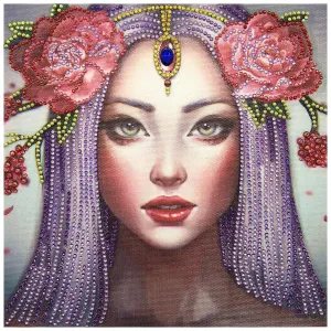 Girl 5D DIY Special Shaped Diamond Painting