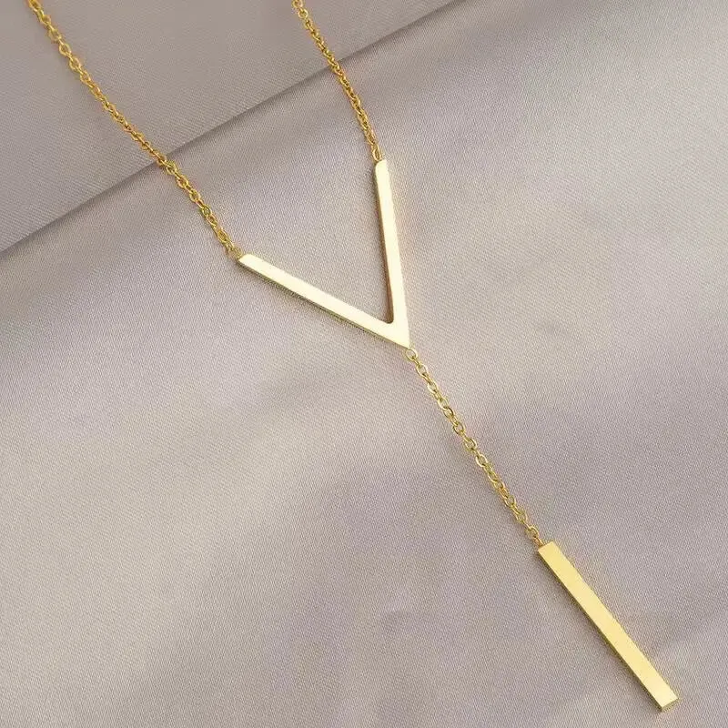 Gold Titanium Necklace