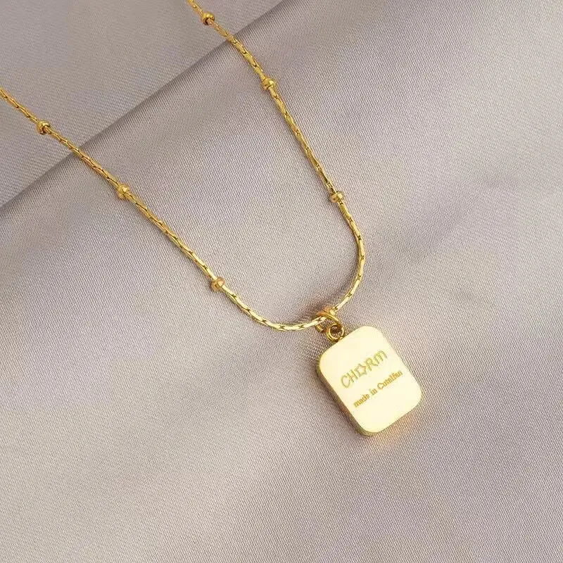 Gold Titanium Necklace