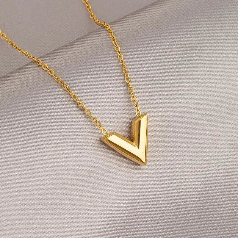 Gold Titanium Necklace