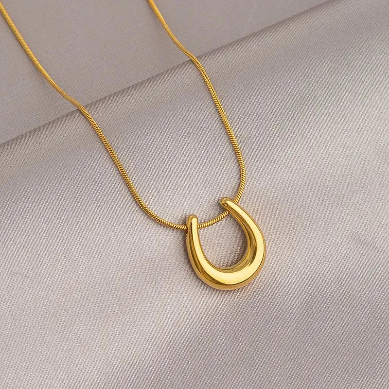 Gold Titanium Necklace
