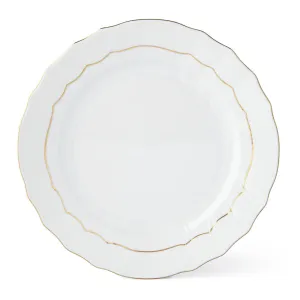Golden Edge Dessert Plate