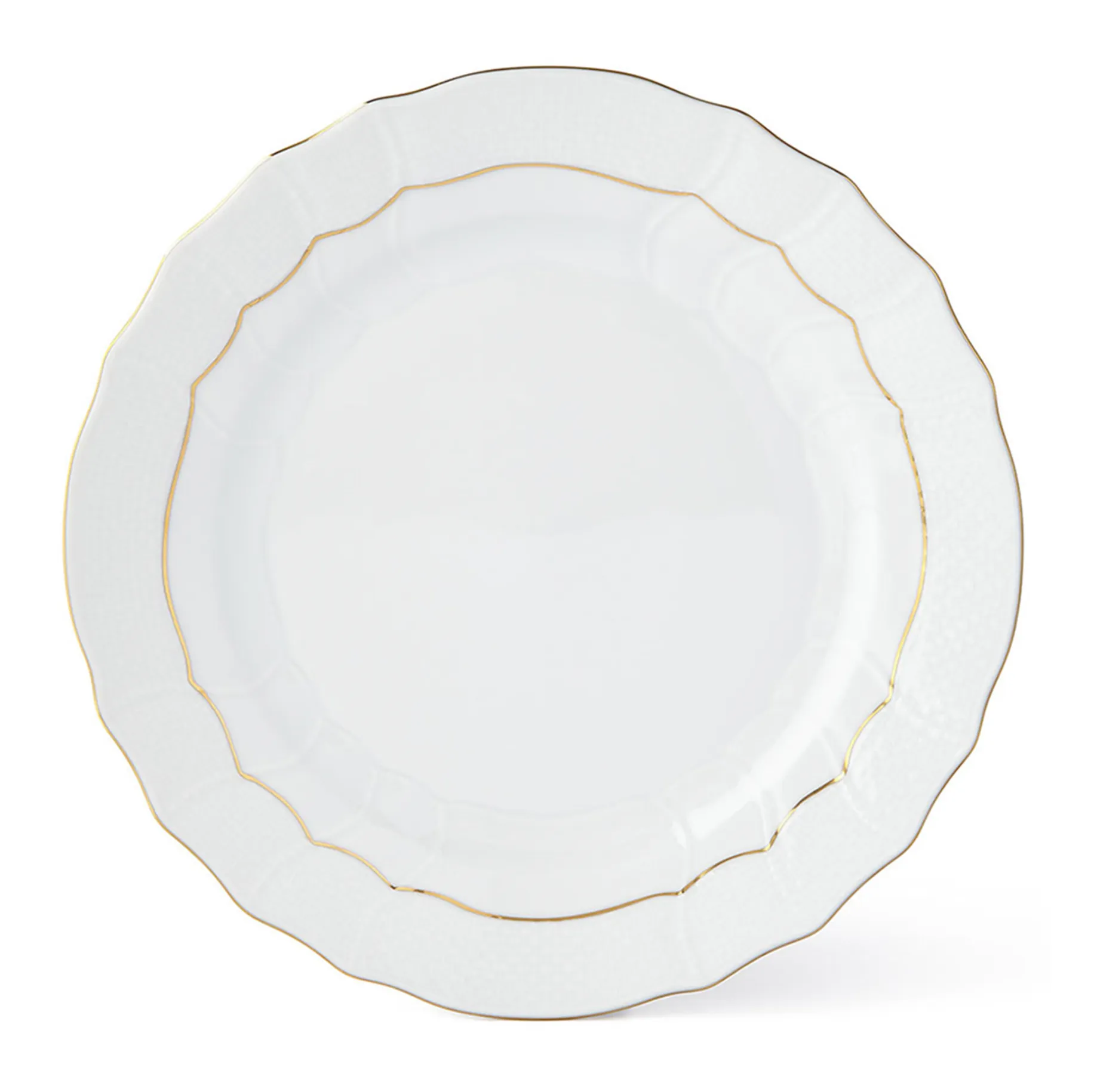 Golden Edge Salad Plate
