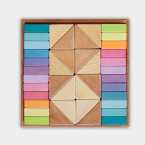 Grimm's Building Set - Pastel Duo - 40 pieces