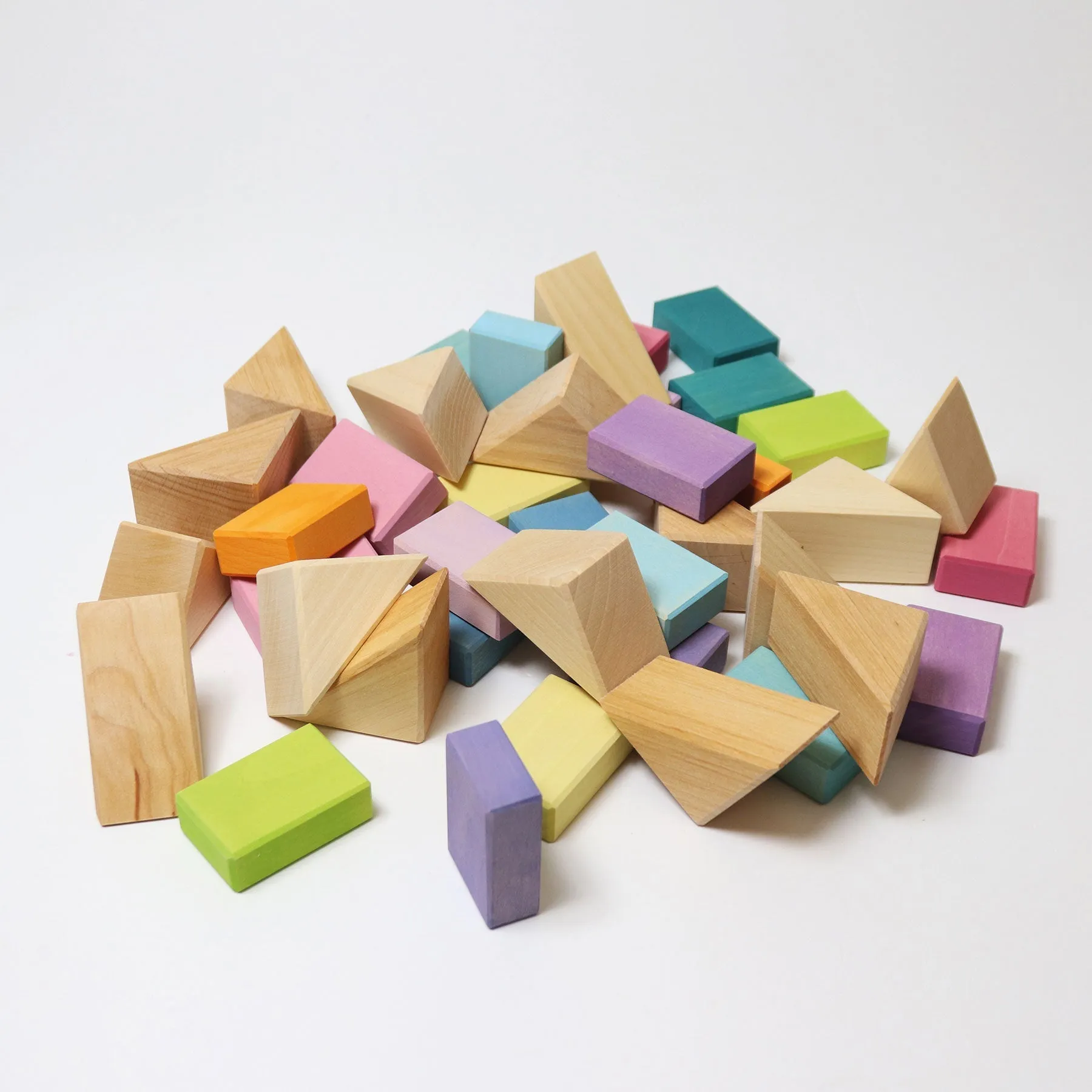 Grimm's Building Set - Pastel Duo - 40 pieces