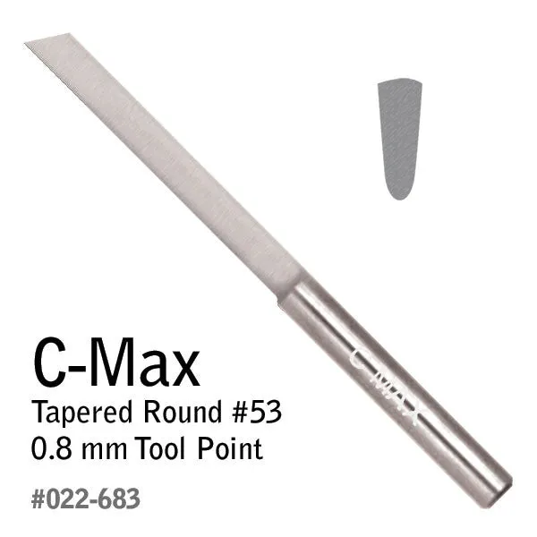 GRS® C-Max Carbide Gravers - Tapered Round