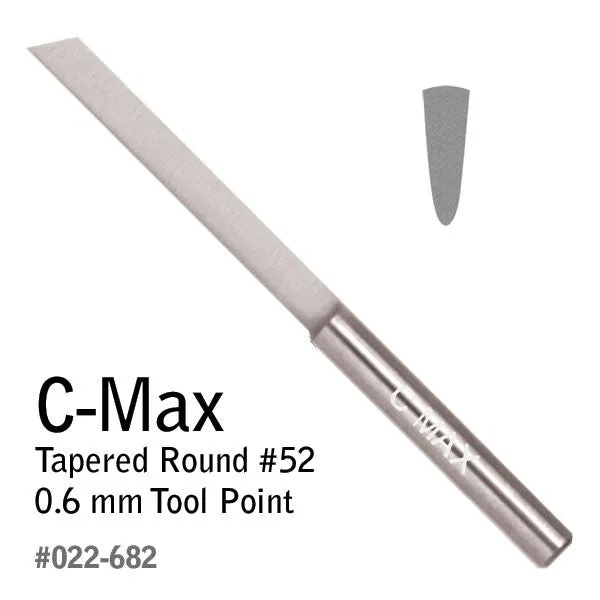 GRS® C-Max Carbide Gravers - Tapered Round