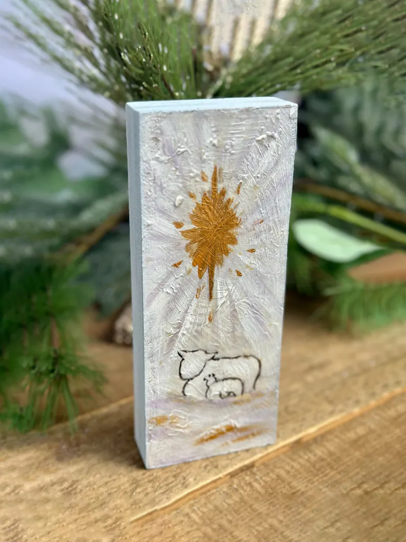 Hand Painted Seasonal Spirit Blocks