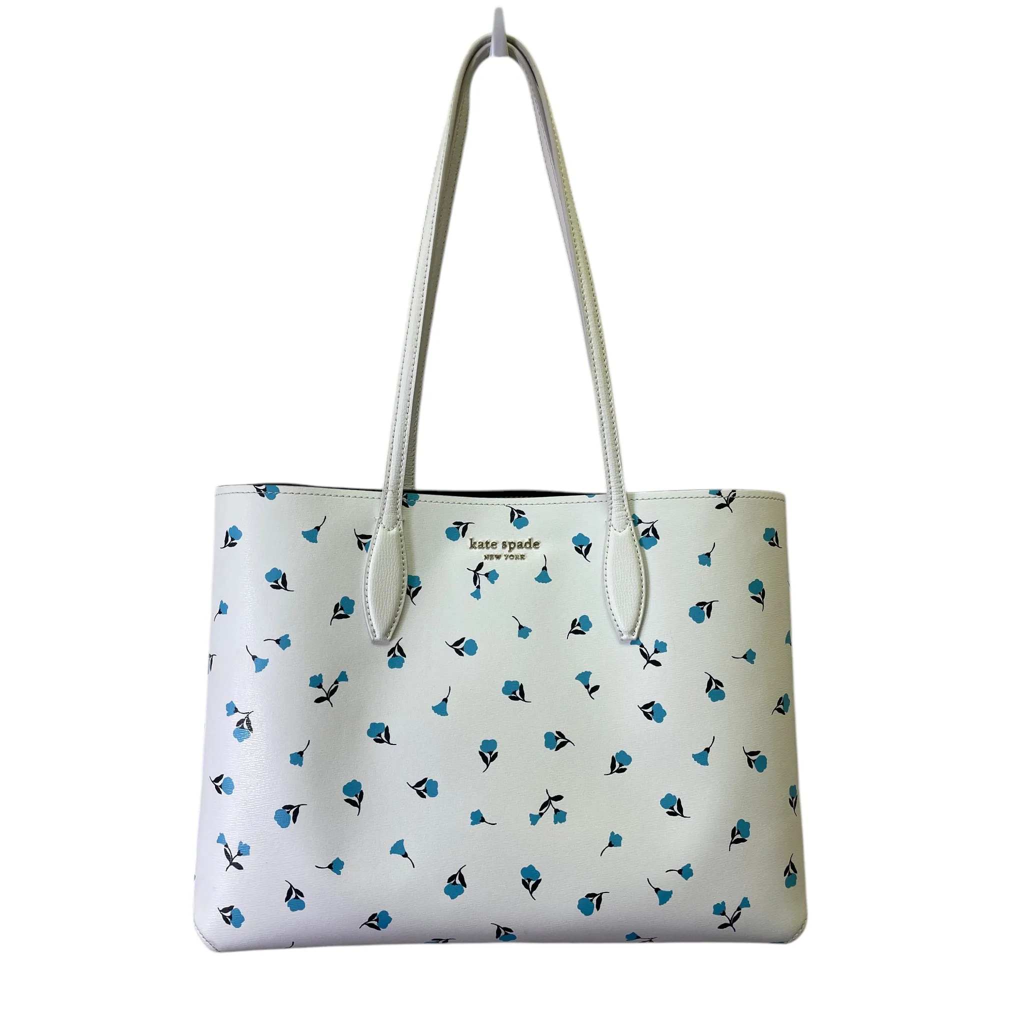 Handbag Designer By Kate Spade In White, Size:Medium