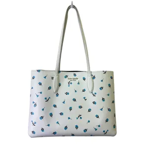 Handbag Designer By Kate Spade In White, Size:Medium