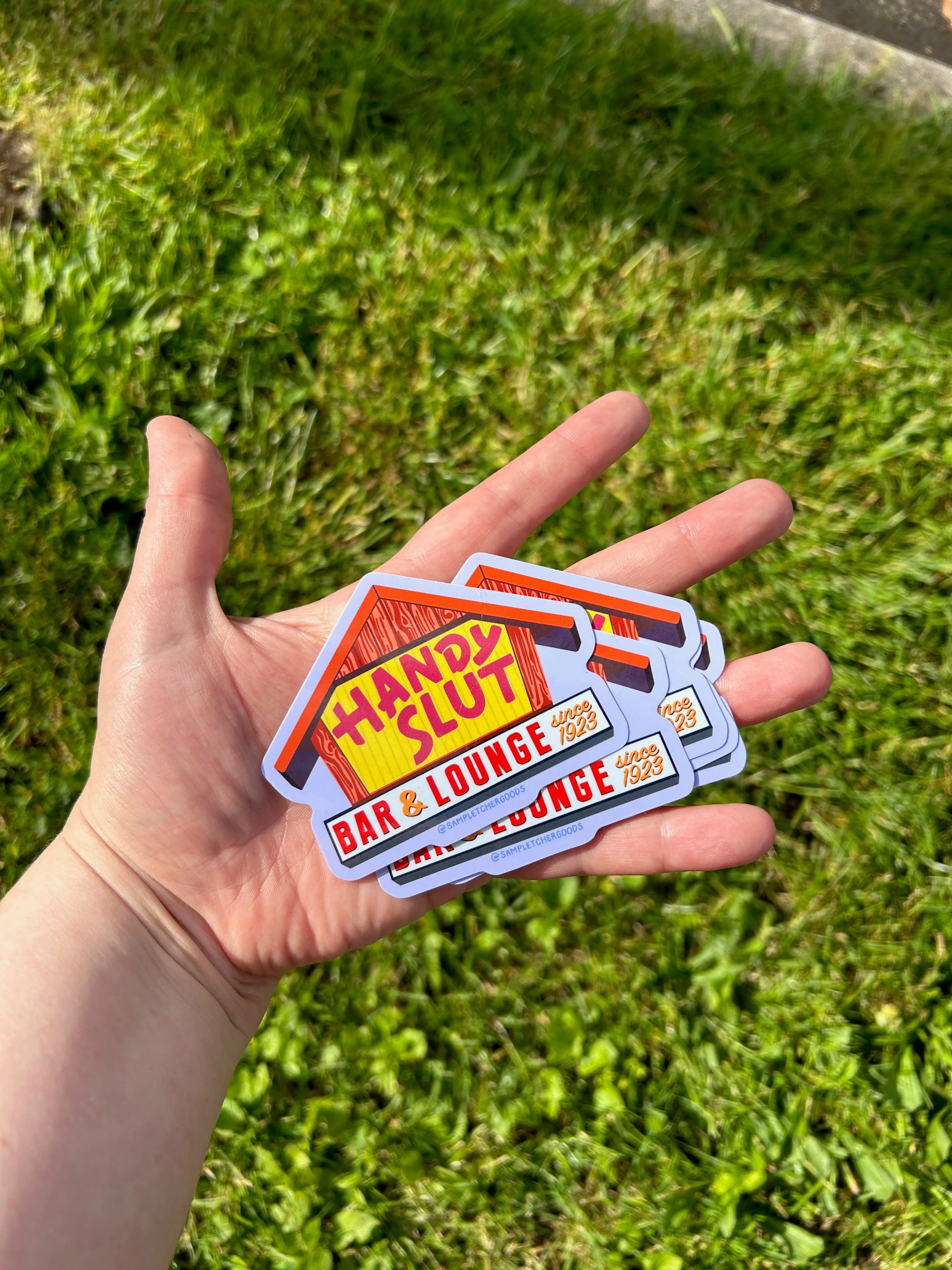 Handy Slut ~ Waterproof Vinyl Sticker