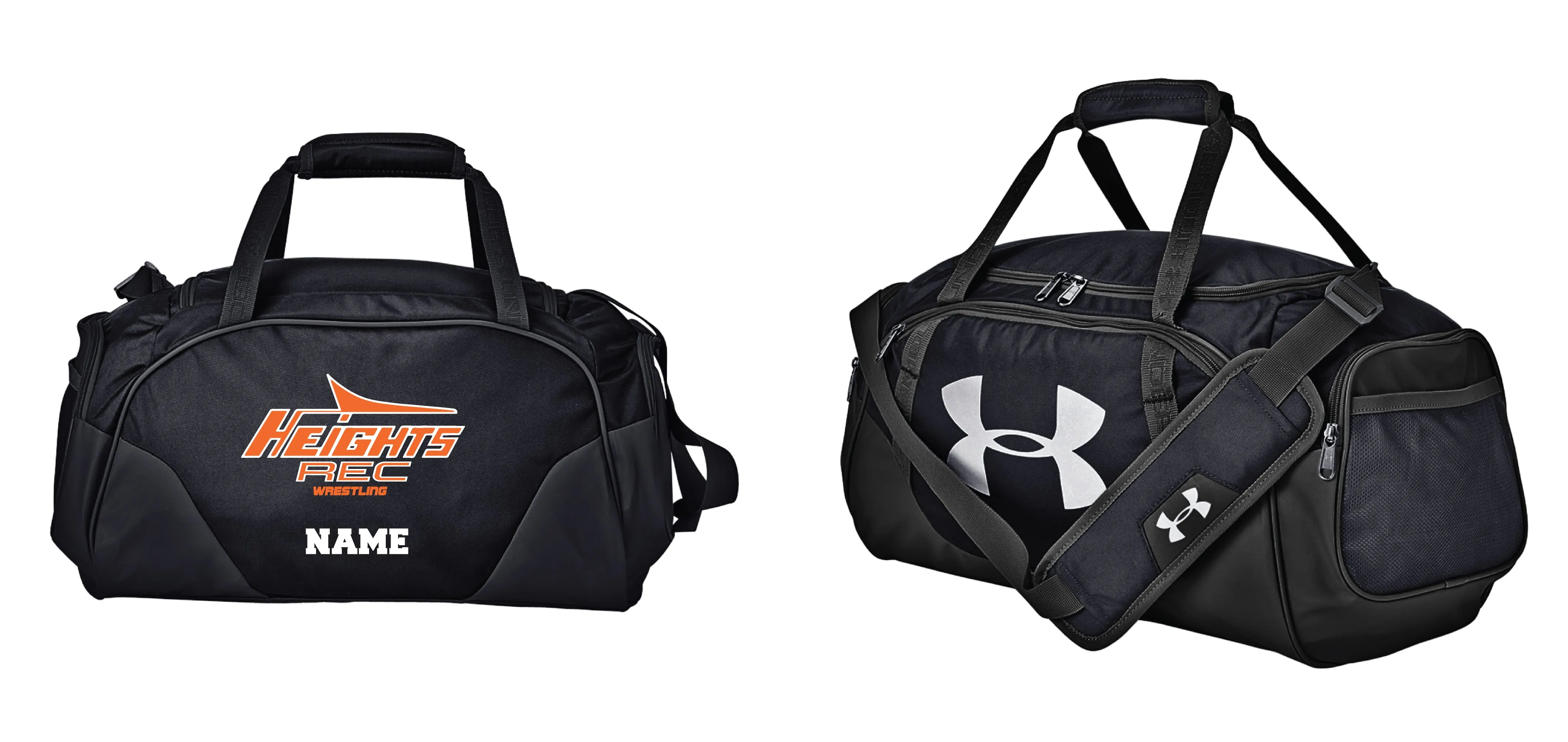 Hasbrouck Heights Wrestling Under Armour Travel Bag - Black
