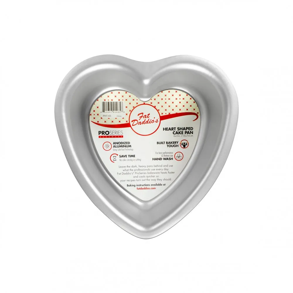 Heart Pan 6"x3", Fat Daddio's