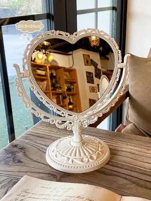Heart shaped mirror|Heart Shaped Mirror Design Decorative Object
