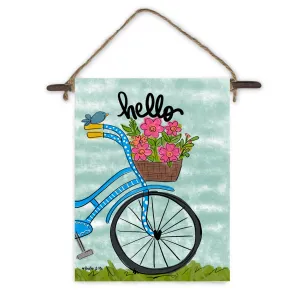 Hello Bike Mini Wall Hanging