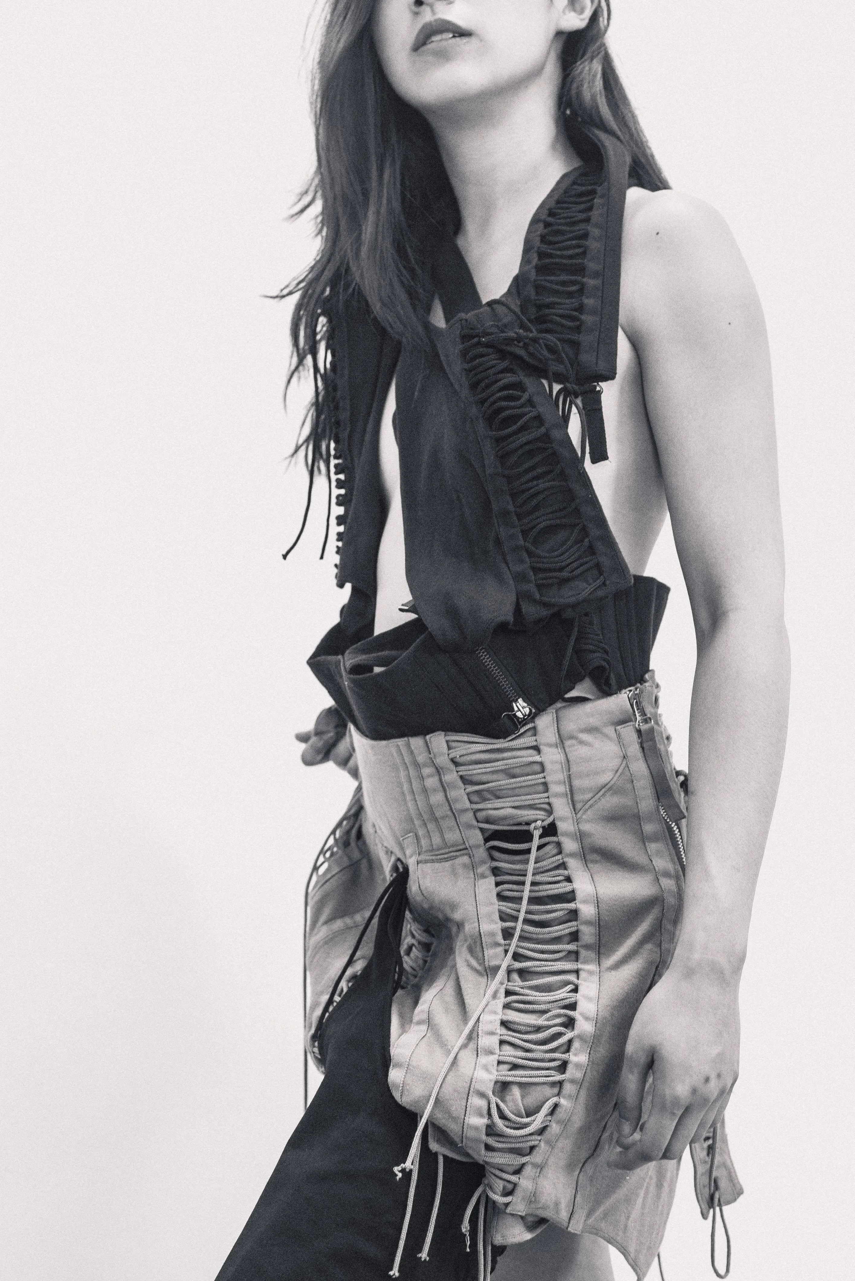 Helmut Lang AW03 Aviator Single Legged Chap
