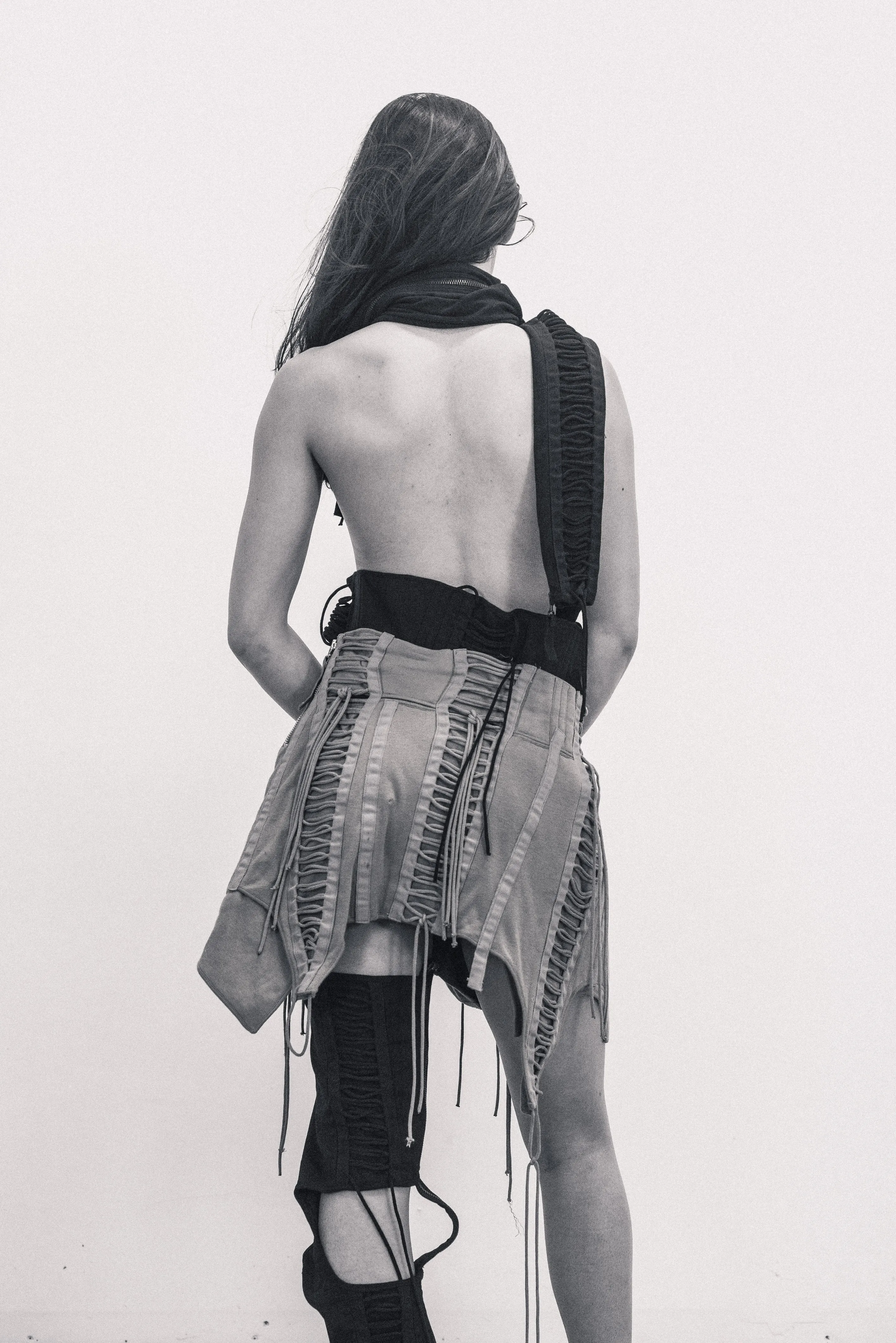 Helmut Lang AW03 Aviator Single Legged Chap