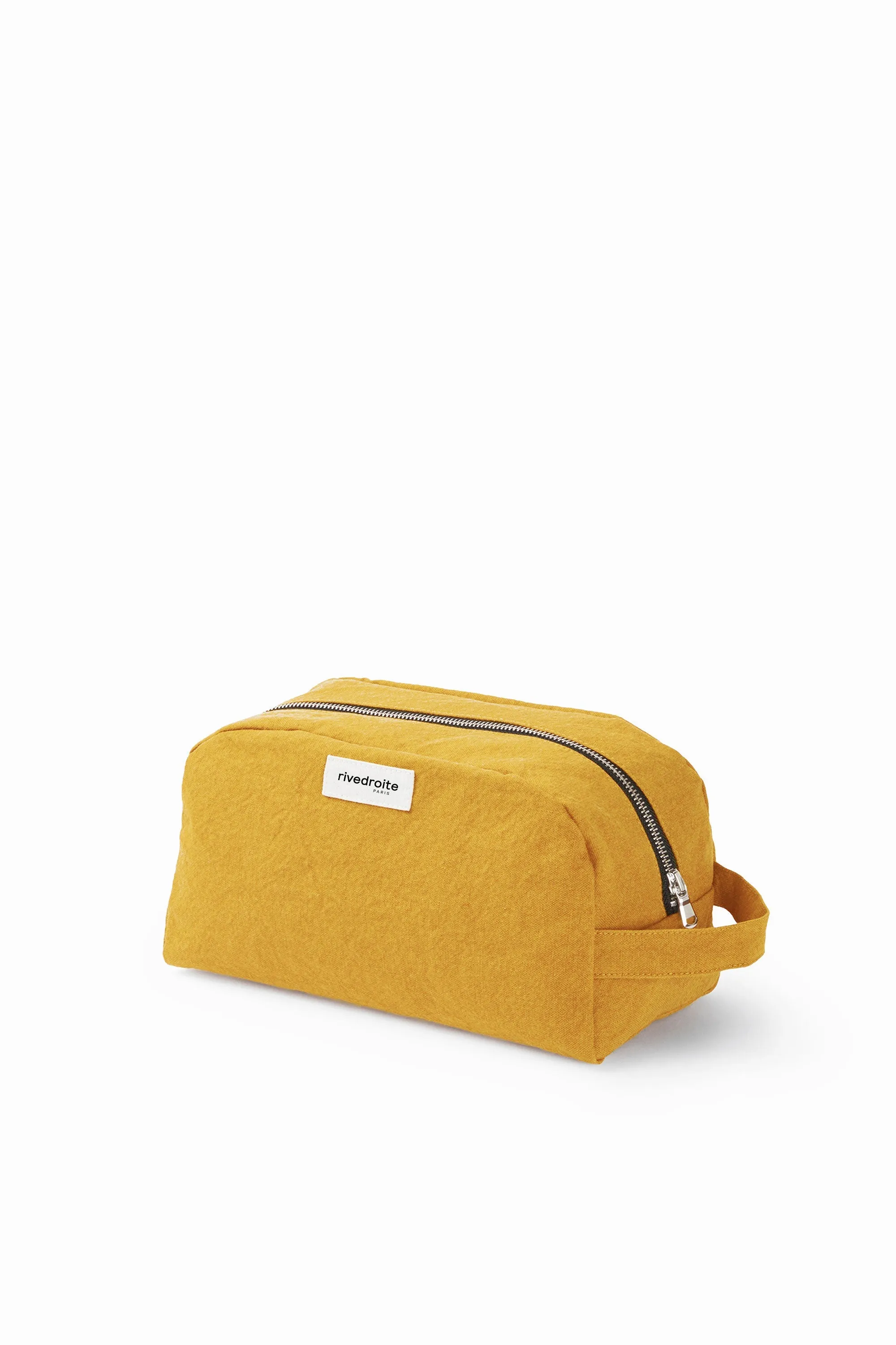Hermel the toiletry bag - Recycled cotton Mustard