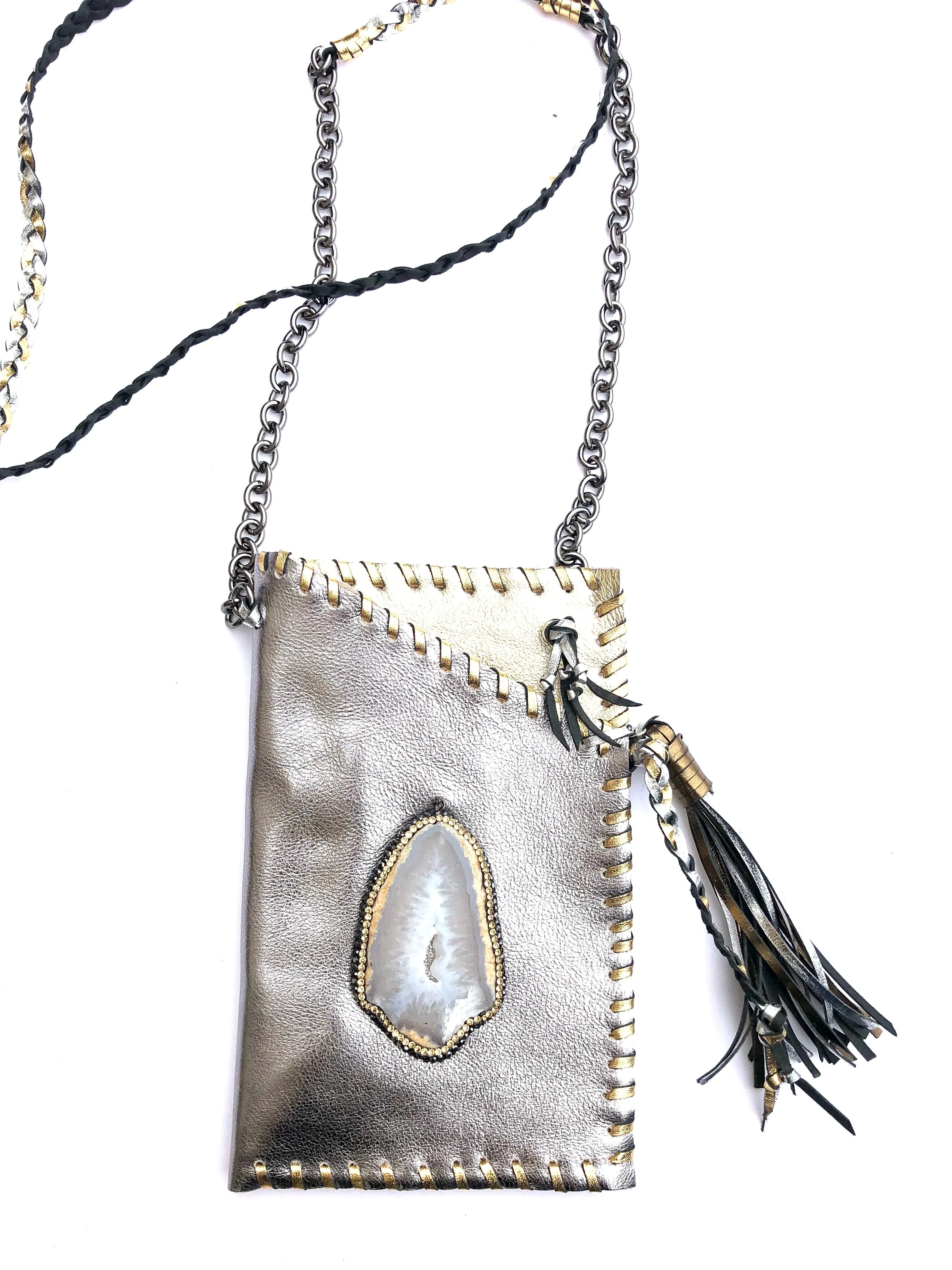 Hyde Me Gold & Silver Bag