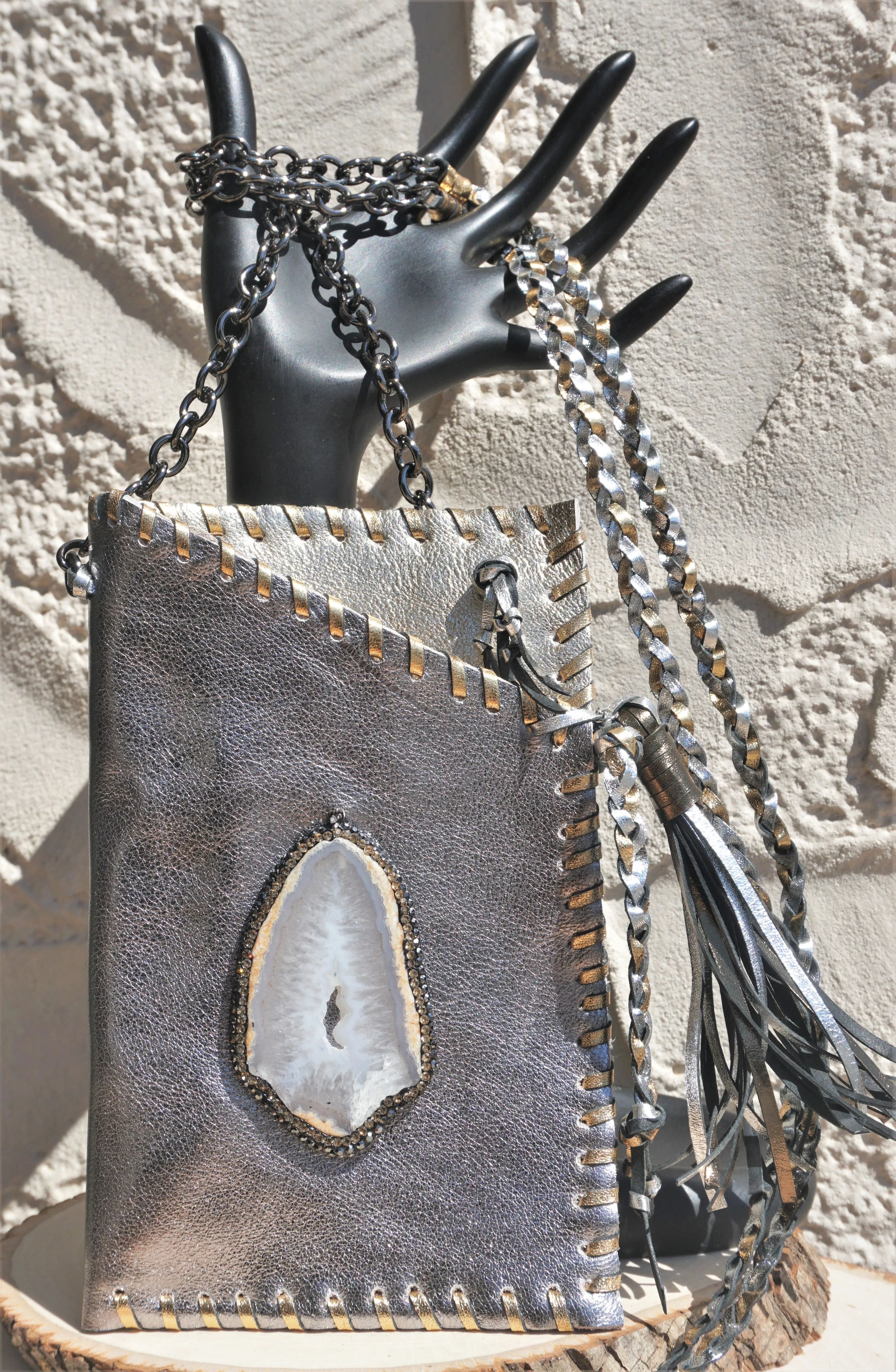 Hyde Me Gold & Silver Bag