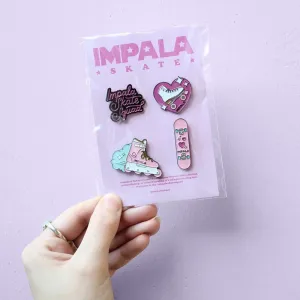 Impala Skate Enamel Pin Pack