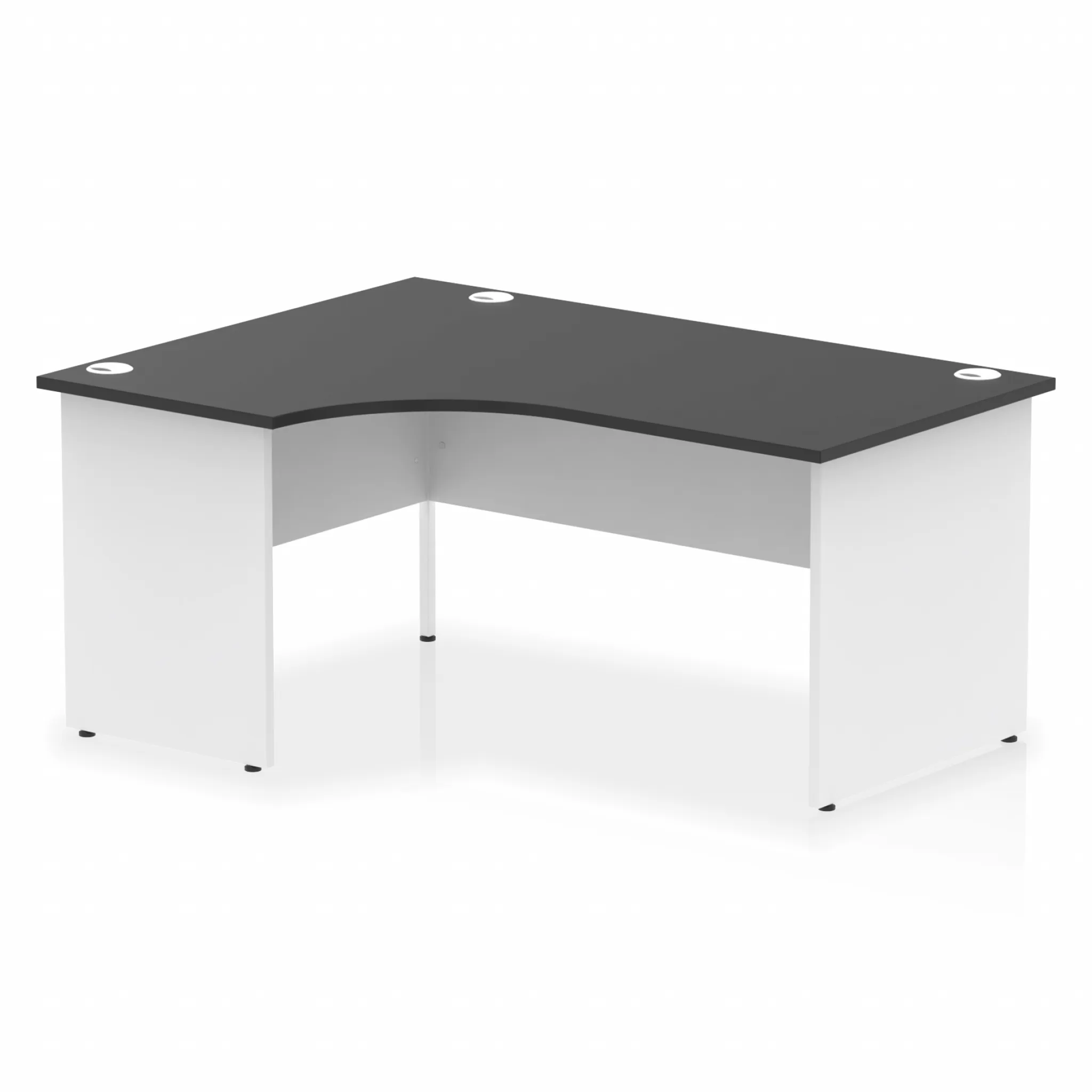 Impulse 1600mm Left Crescent Desk Panel End Leg