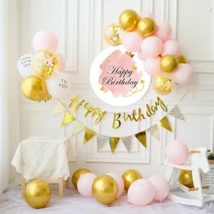 Instaworthy Birthday Balloon Set (Pink)