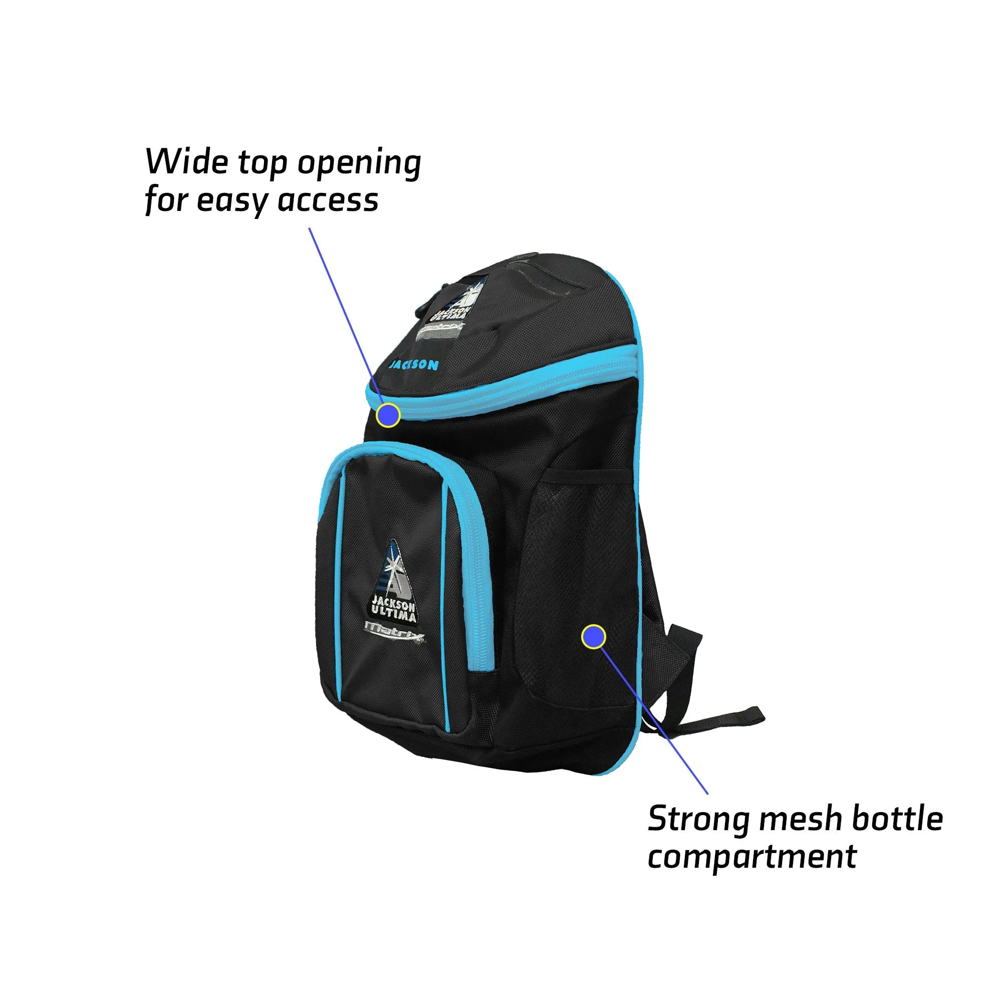 JACKSON ULTIMA SPORT BAG (BLACK/BLUE)