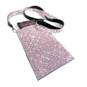 Jacqueline Kent JKBG109.PK Royal Ice Cellphone Crossbody Purse 7 Inches x 4.75 Inches Flamingo Pink