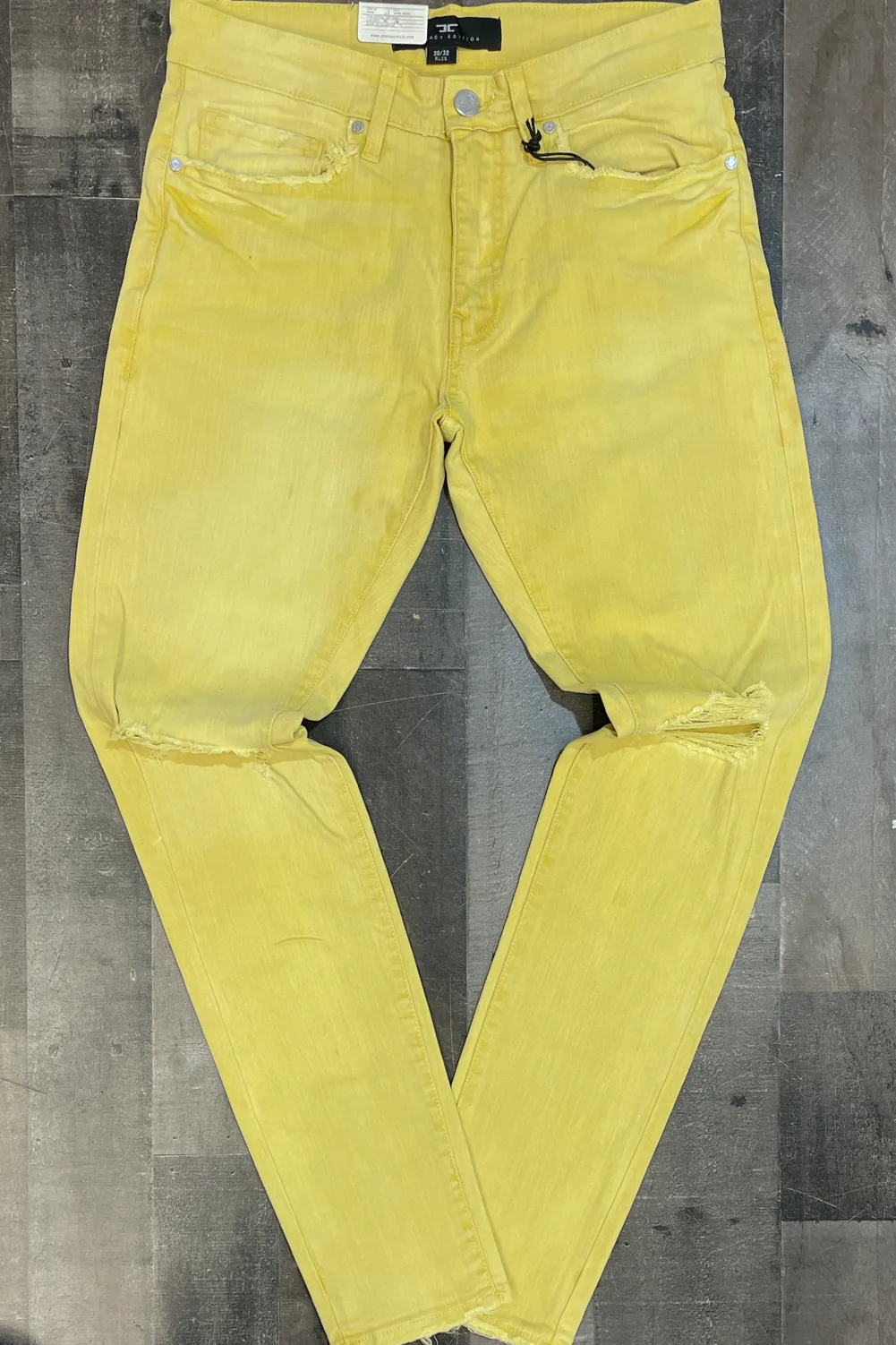 Jordan Craig- pastel yellow jeans