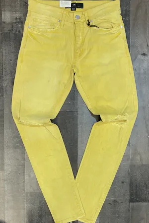 Jordan Craig- pastel yellow jeans
