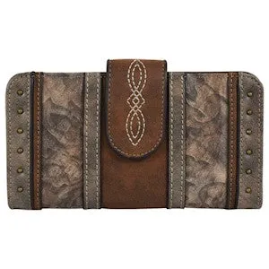 JUSTIN WALLET WEATHERED TOOLING
