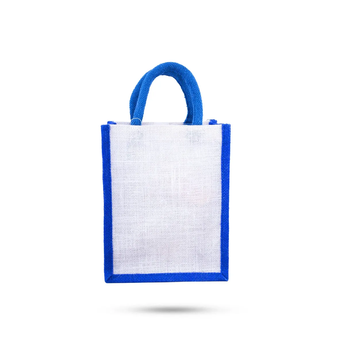 Jute Bag With Velcro - 10 x 7.5 Inches | Jute Shopping Bag/ Jute Tote Bag for Women/ 95 Gms/ Assorted Colour