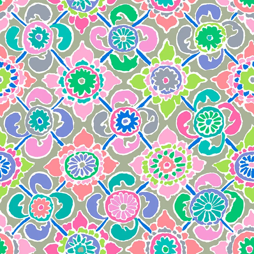 Kaffe Fassett Tudor Pastel   #PWGP195.PASTEL
