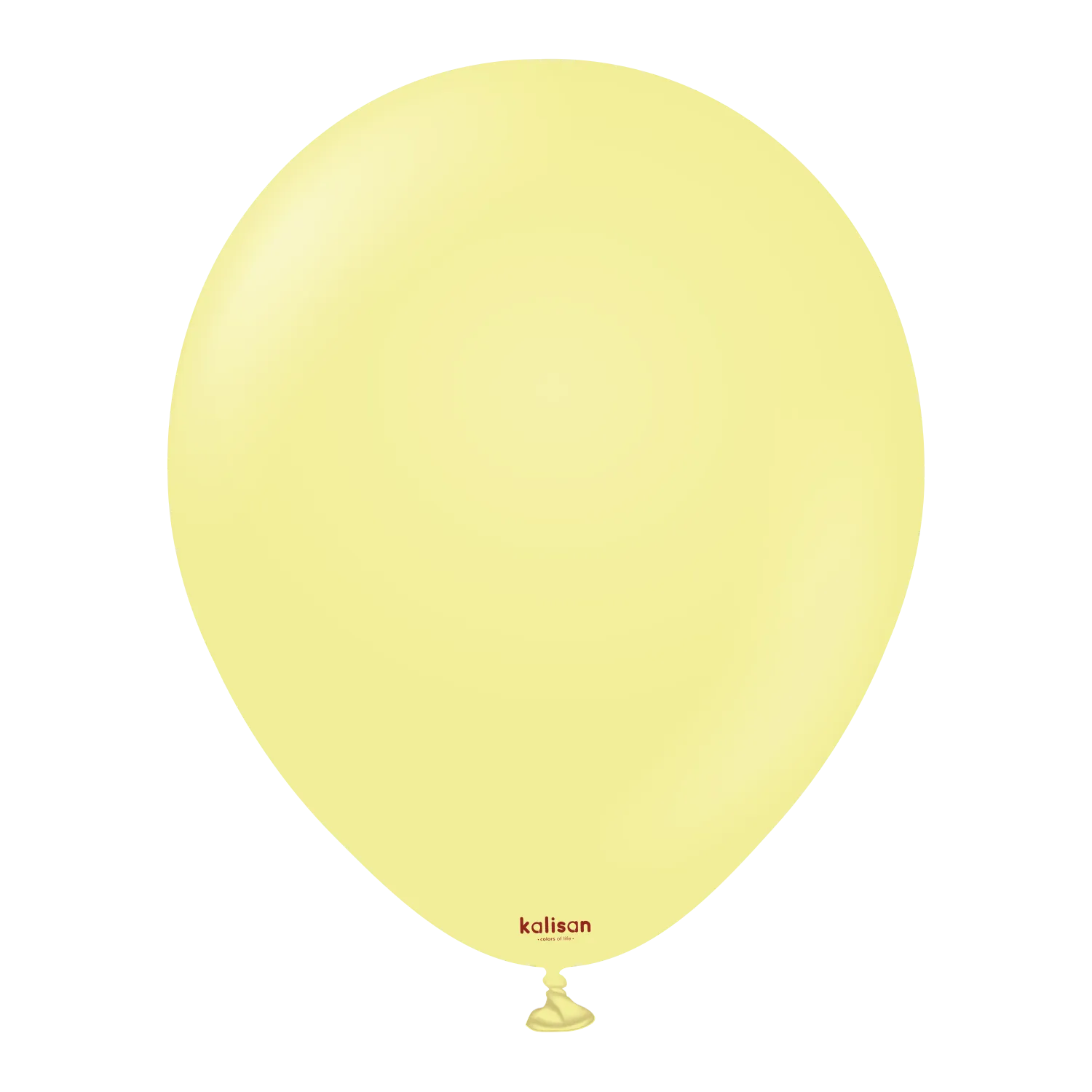 Kalisan Latex Macaron Yellow - 12", 100 Pieces