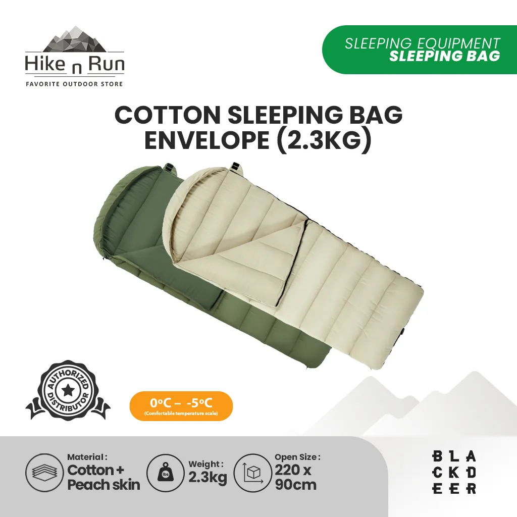 KANTUNG TIDUR CAMPING BLACKDEER BD122112 SLEEPING BAG ENVELOPE HOODIE