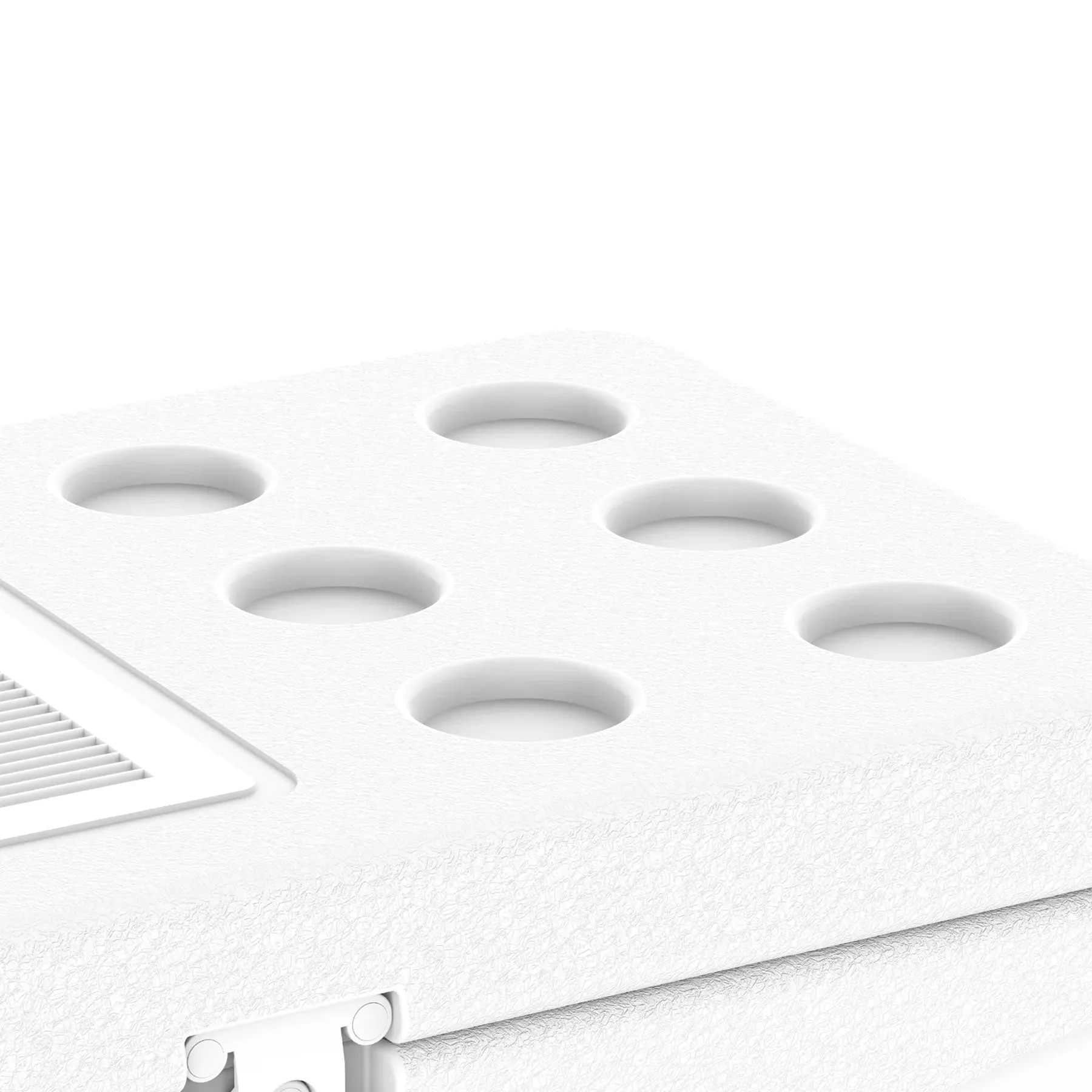 Keep Cold Ice Box / Cooler Box with Wheels 84L (White)