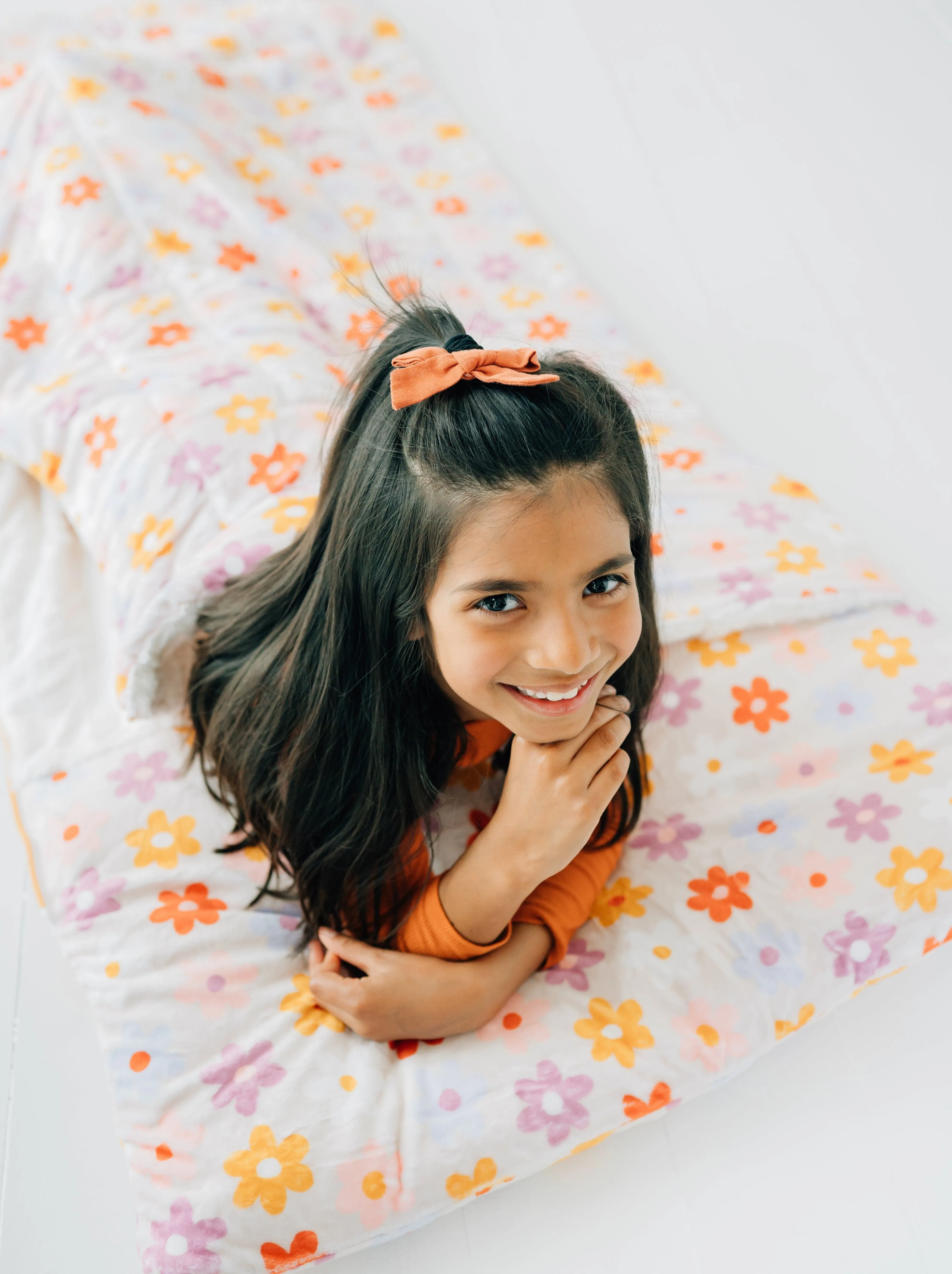 Kids Sleeping Bag with Pillow by JulesRoche | Minky Lining & Built-in Pillow