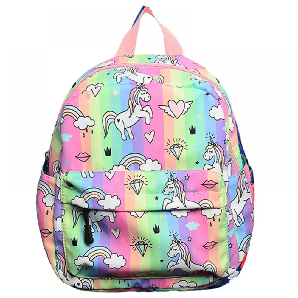Kindergarten Schoolbag Female Car Dinosaur Boy Backpack 3-6Y Rainbow Cartoon  Little Boys Wholesale